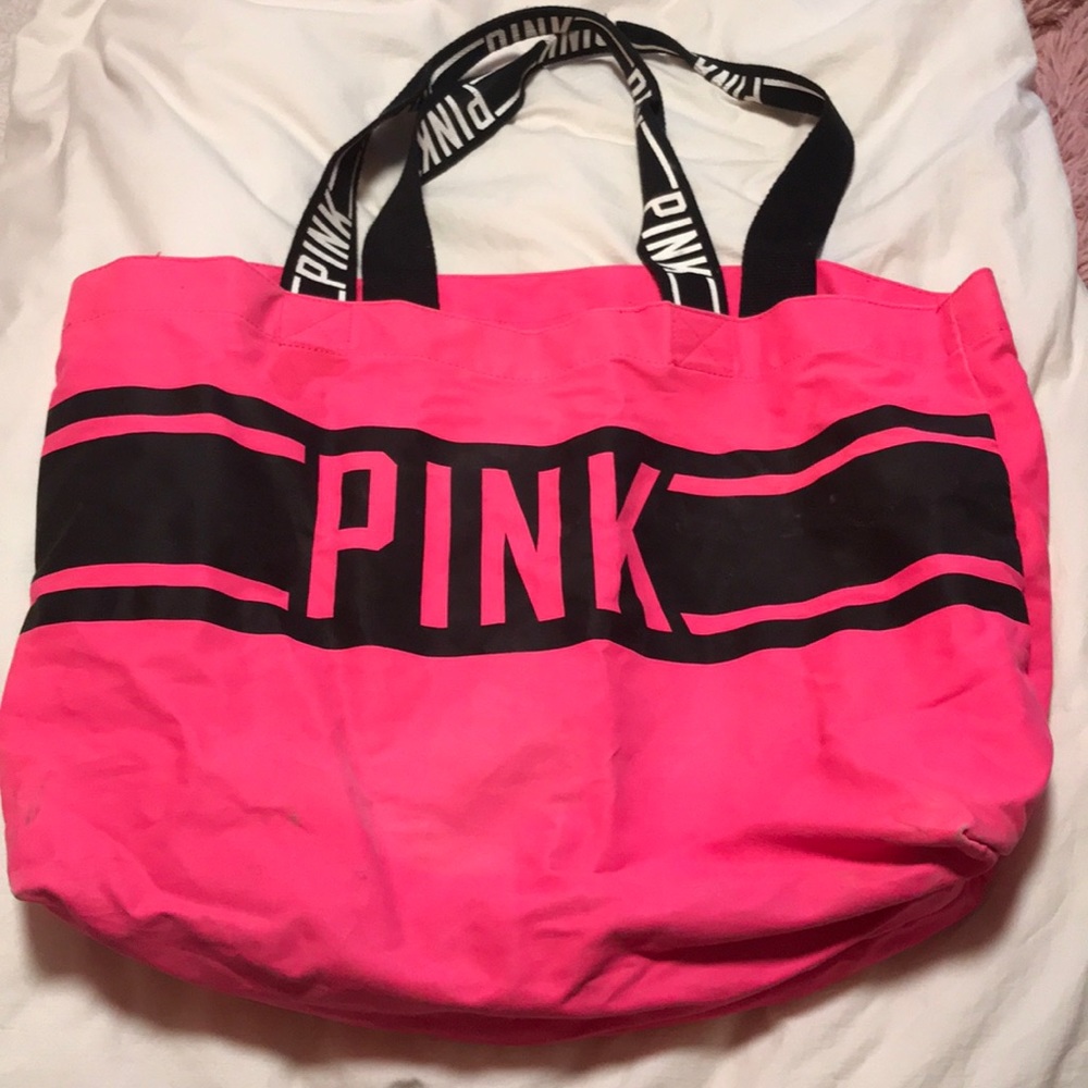 PINK beach tote (see offer*)